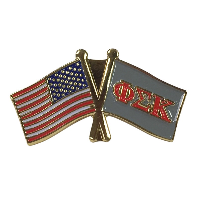 Phi Sigma Kappa Fraternity Flag and USA Flag Hand Painted Etsy