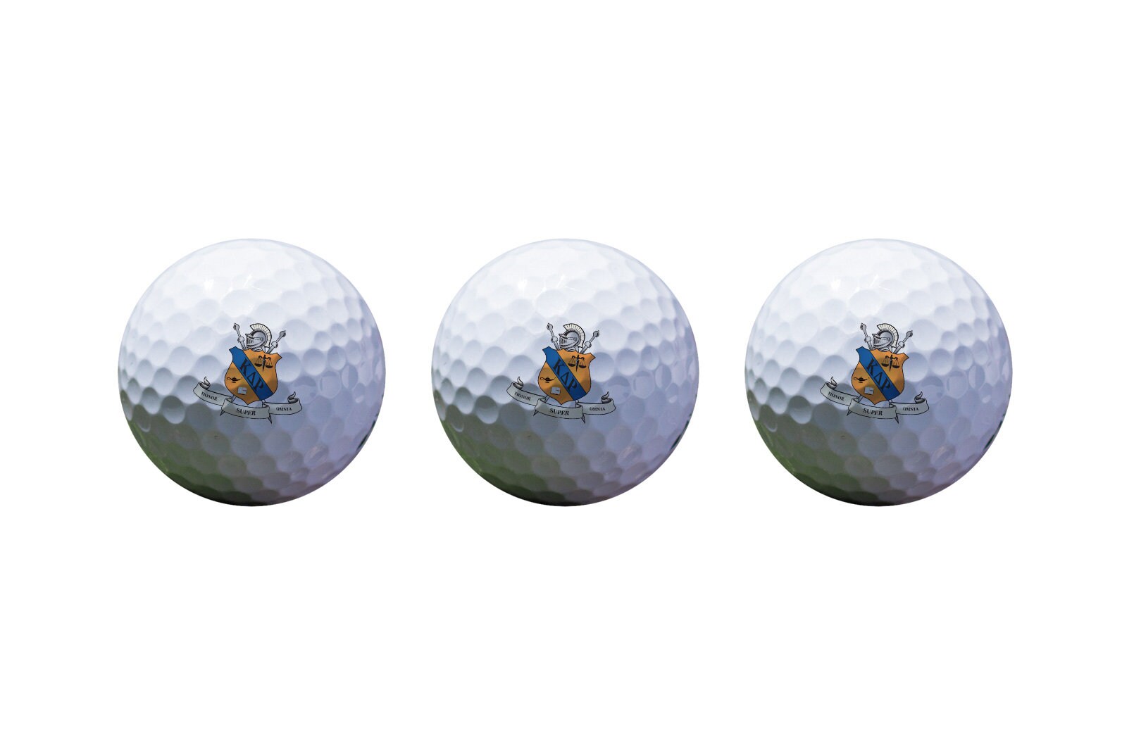 Kappa Delta Rho Color Printed Unique Golf Balls Set of 3 Etsy