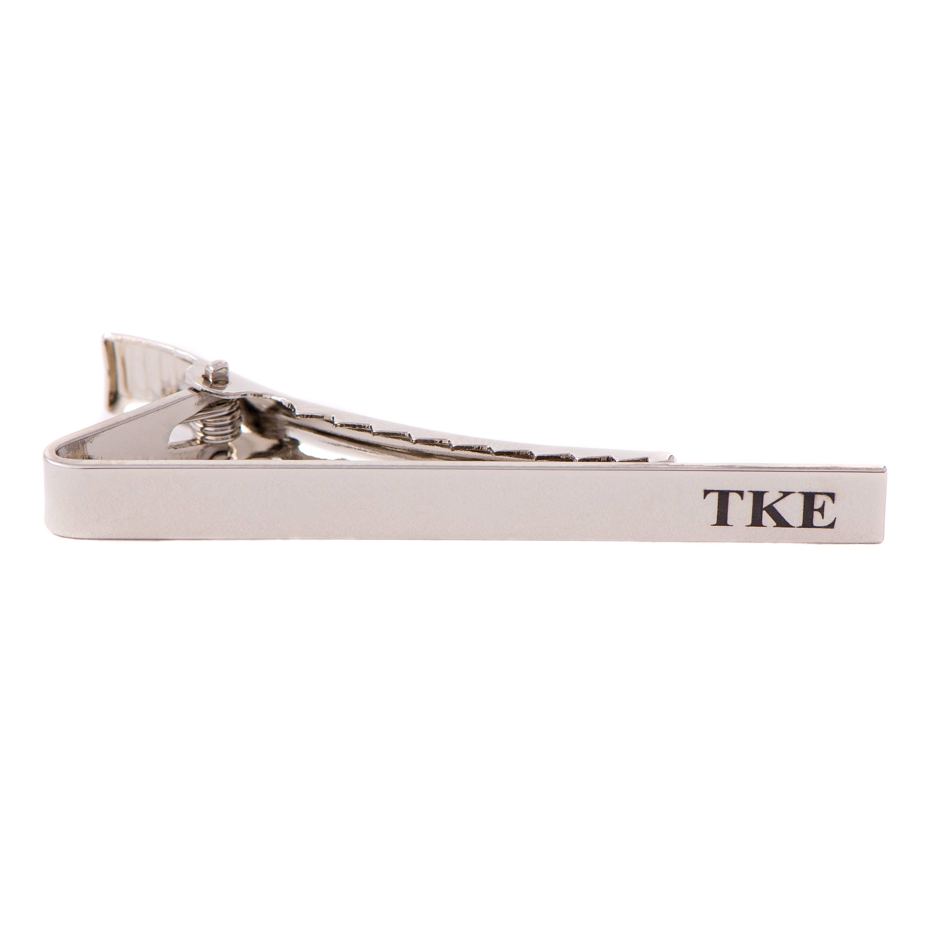 Brand New Tau Kappa Epsilon TKE Engraved Letter Tie Bar/Clip