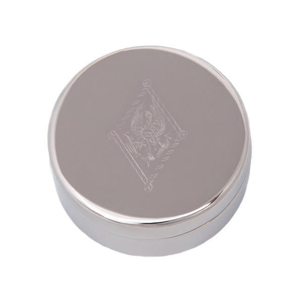 Pi Beta Phi Crest Pin Box Hand Engraved PBP