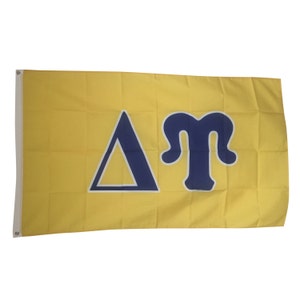 Delta Upsilon Letter Fraternity Flag DU