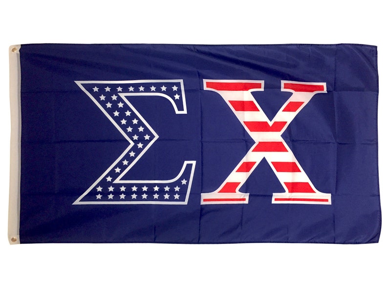 Sigma Chi USA Letter Fraternity Flag 3' x 5' Sig Chi Etsy
