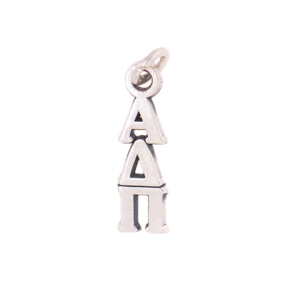 Alpha Delta Pi Sorority 24k Gold Plated Lavalier w// Chain Necklace ADPi