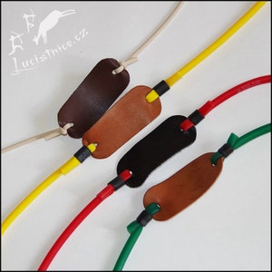 Leather Pouch with Rubbers