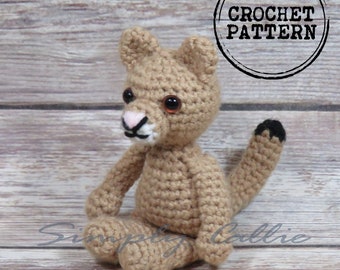 Critter Hollow Mountain Lion Crochet Pattern
