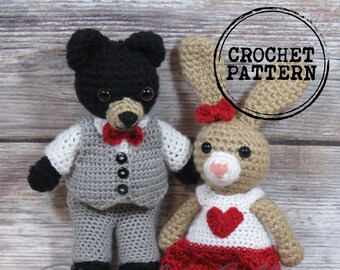 Critter Hollow Valentine's Day Crochet Pattern