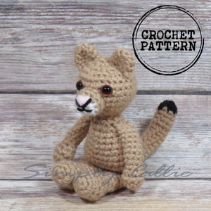 Critter Hollow Mountain Lion Crochet Pattern