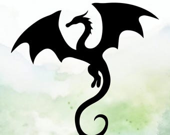 Dragon (Design #28) Vinyl Decal | Car Decal | Window Decal | Laptops. Journals and More | Indoor/Outdoor | Permanent