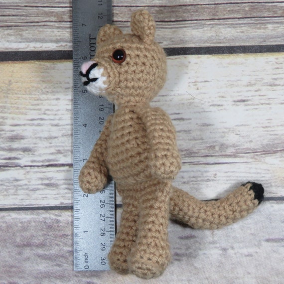 HOWL チェッカーパターン ミトン Critter Hollow Mountain Lion Crochet Pattern - Etsy