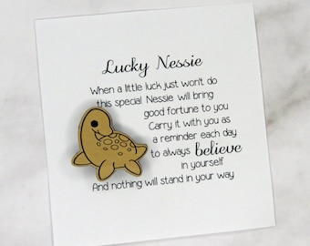 Lucky Loch Ness Monster Token | Nessie | Pocket Pal | Pocket Hug