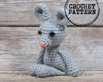 Critter Hollow Mouse Crochet Pattern