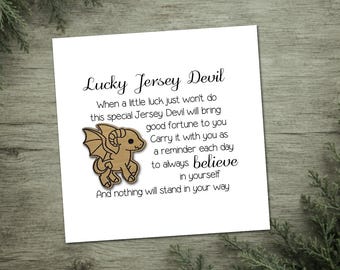 Lucky Jersey Devil Token |  Pocket Pal | Pocket Hug