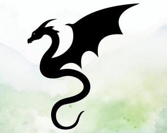 Dragon (Design #42) Vinyl Decal | Car Decal | Window Decal | Laptops. Journals and More | Indoor/Outdoor | Permanent