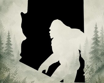 Bigfoot Arizona Vinyl Decal | Sasquatch Arizona Vinyl Decal | Car Decal | Window Decal | Indoor/Outdoor | Permanent