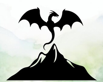 Dragon (Design #30) Vinyl Decal | Car Decal | Window Decal | Laptops. Journals and More | Indoor/Outdoor | Permanent