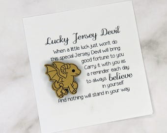 Lucky Jersey Devil Token |  Pocket Pal | Pocket Hug
