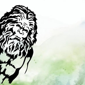 Peeking Bigfoot Vinyl Decal | Car Decal | Window Decal | Laptops. Journals and More | Indoor/Outdoor | Permanent
