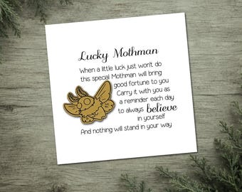 Lucky Mothman Token | Pocket Pal | Pocket Hug