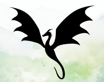 Dragon (Design #47) Vinyl Decal | Car Decal | Window Decal | Laptops. Journals and More | Indoor/Outdoor | Permanent