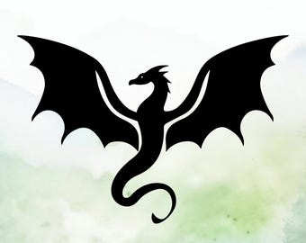 Dragon (Design #18) Vinyl Decal | Car Decal | Window Decal | Laptops. Journals and More | Indoor/Outdoor | Permanent