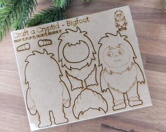 Craft A Cryptid – Bigfoot | Paint It, Pop It, Glue It & Believe It