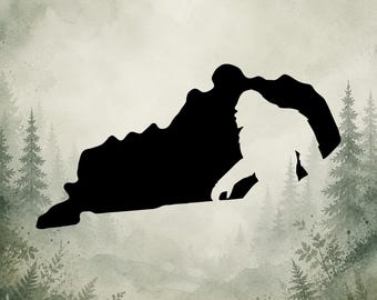 Bigfoot Kentucky Vinyl Decal | Sasquatch Kentucky Vinyl Decal | Car Decal | Window Decal | Indoor/Outdoor