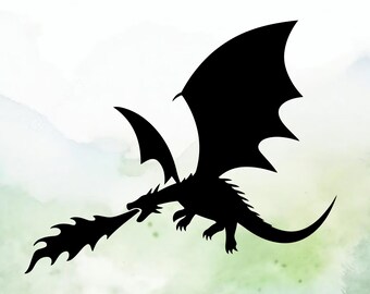 Dragon (Design #35) Vinyl Decal | Car Decal | Window Decal | Laptops. Journals and More | Indoor/Outdoor | Permanent