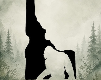 Bigfoot Idaho Vinyl Decal | Sasquatch Idaho Vinyl Decal | Car Decal | Window Decal | Indoor/Outdoor