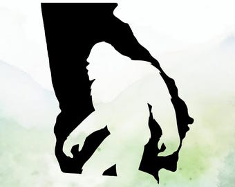 Bigfoot Georgia Vinyl Decal | Sasquatch Georgia Vinyl Decal | Car Decal | Window Decal | Indoor/Outdoor | Permanent