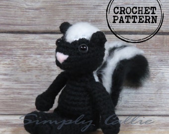 Critter Hollow Skunk Crochet Pattern