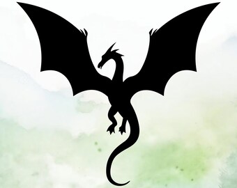 Dragon (Design #23) Vinyl Decal | Car Decal | Window Decal | Laptops. Journals and More | Indoor/Outdoor | Permanent