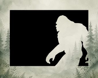 Bigfoot Colorado Vinyl Decal | Sasquatch Colorado Vinyl Decal | Car Decal | Window Decal | Indoor/Outdoor