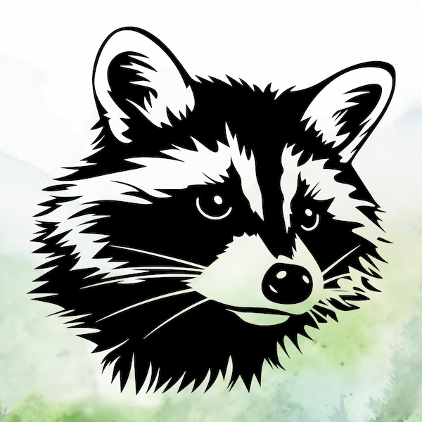Raccoon Vinyl Decal | Car Decal | Window Decal | Laptops. Journals and More | Indoor/Outdoor | Permanent