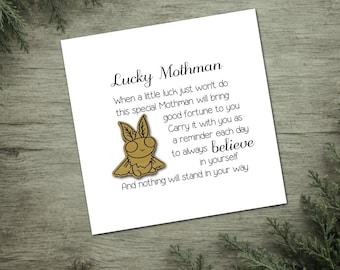 Lucky Mothman Token | Pocket Pal | Pocket Hug