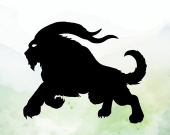 Ozark Howler Vinyl Decal | Cryptid | Car Decal | Window Decal | Laptops. Journals and More | Indoor/Outdoor | Permanent