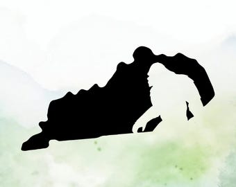 Bigfoot Kentucky Vinyl Decal | Sasquatch Kentucky Vinyl Decal | Car Decal | Window Decal | Indoor/Outdoor | Permanent