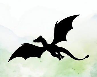 Dragon (Design #39) Vinyl Decal | Car Decal | Window Decal | Laptops. Journals and More | Indoor/Outdoor | Permanent
