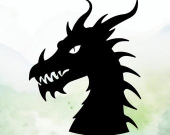 Dragon (Design #55) Vinyl Decal | Car Decal | Window Decal | Laptops. Journals and More | Indoor/Outdoor | Permanent