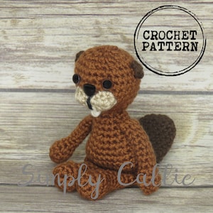 crochet amigurumi beaver