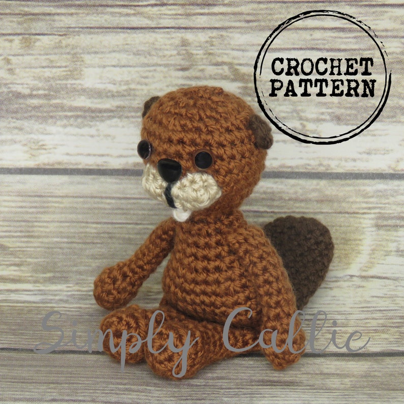 crochet amigurumi beaver