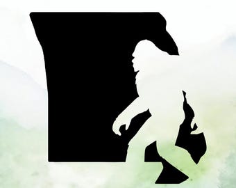 Bigfoot Missouri Vinyl Decal | Sasquatch Missouri Vinyl Decal | Car Decal | Window Decal | Indoor/Outdoor | Permanent