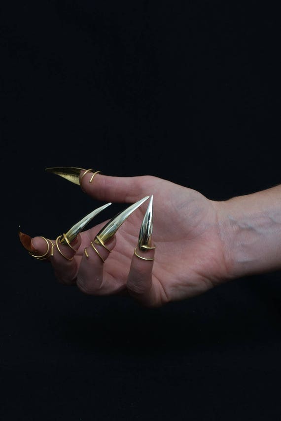 sterling silver fingernails