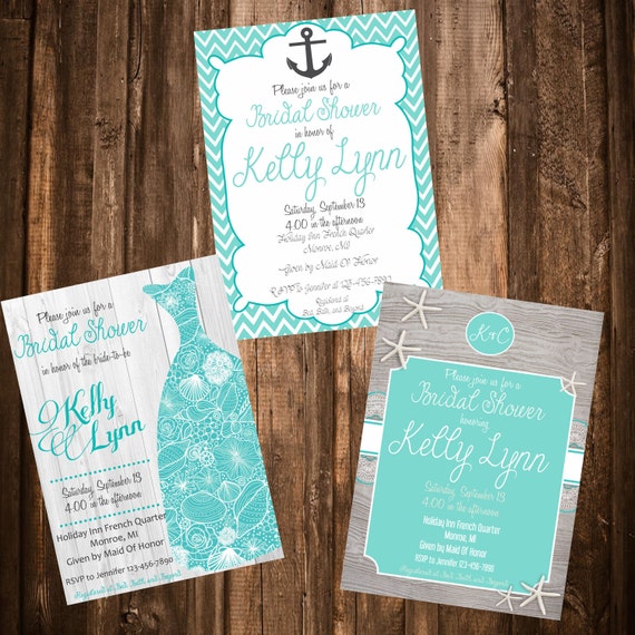 Beach Themed Wedding Invitations Uk 7