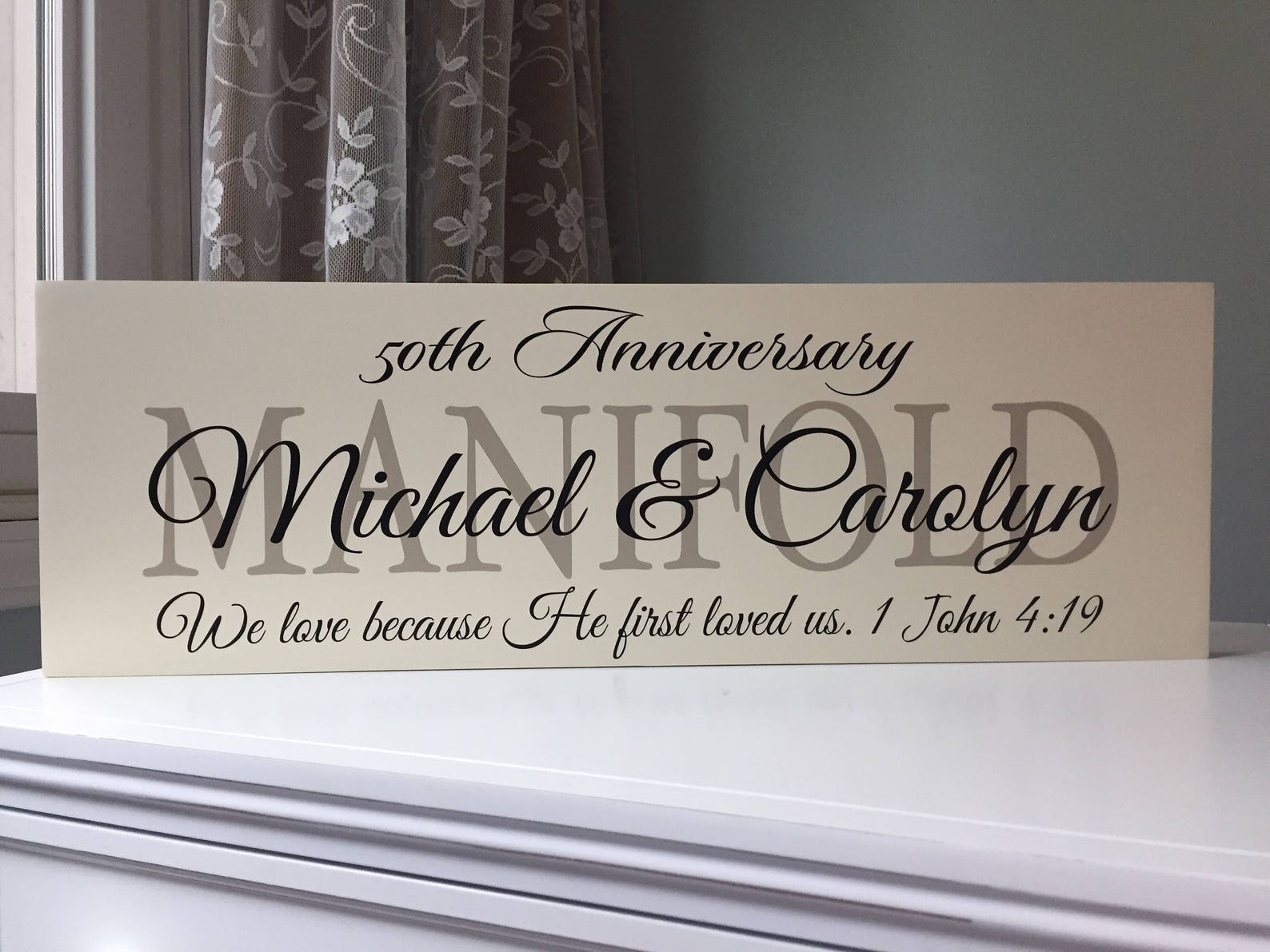 50th Wedding Anniversary Gifts for Parents-Gift Ideas-party | Etsy