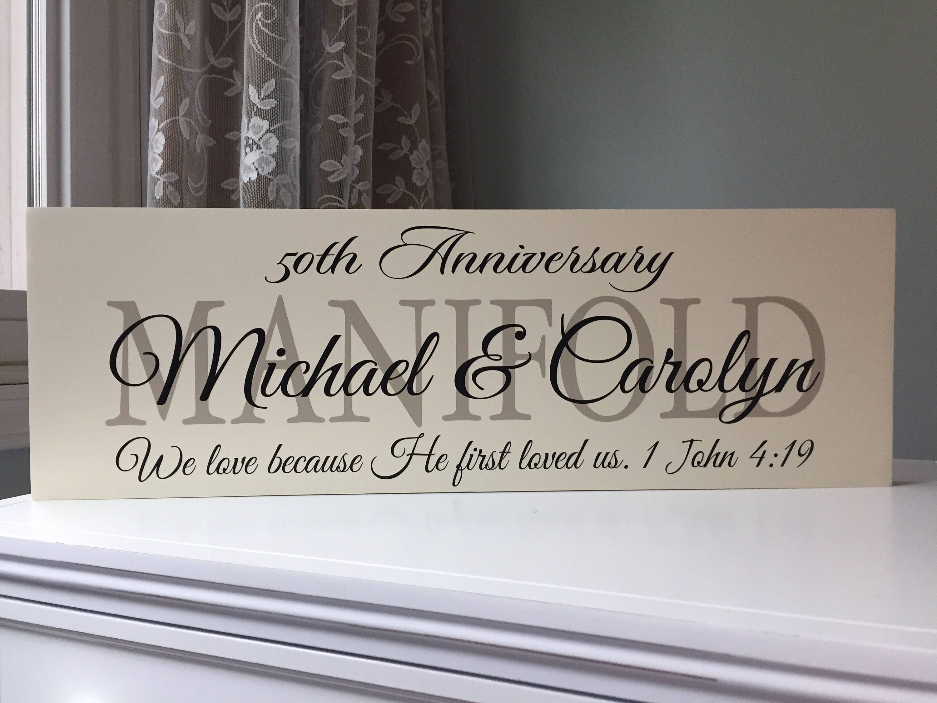 50th Wedding Anniversary Gifts For Parents Gift Ideas Party Etsy 50th Wedding Anniversary Gifts For Parents Gift Ideas Party Etsy