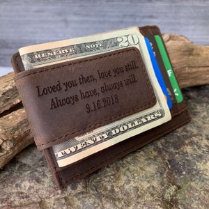 Regalo de tercer aniversario para él, regalo de aniversario de cuero para hombre, regalo de tercer aniversario de cuero para él, regalos de tercer aniversario para novio