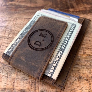 Personalized Graduation Gift for him, Graduation Gift for Son from Parents Mom and Dad, Custom Leather Wallet Money Clip