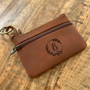 Personalized Fine Leather keychain Key Chain Key ring - The Tucker - Holtz  Leather