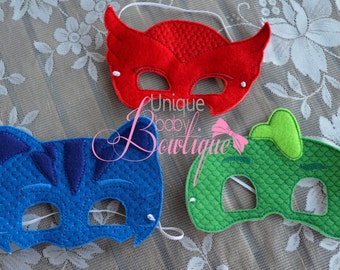 Entire PJ Mask Inspired mask set ADULT SIZES