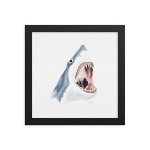Jaws Movie Poster Great White SHARK Lightweight Beach Towel